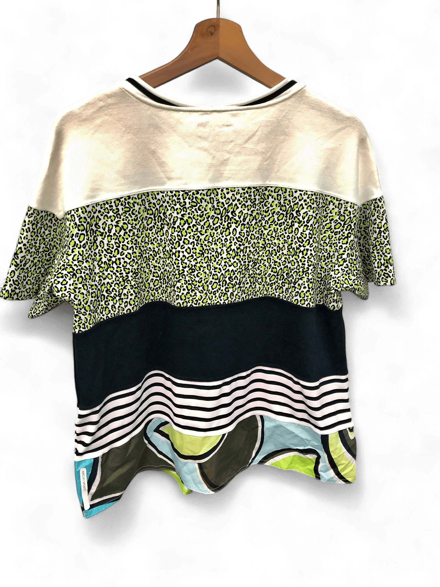 Modern Buntes Marc Cain Sports Patchwork-T-Shirt 2