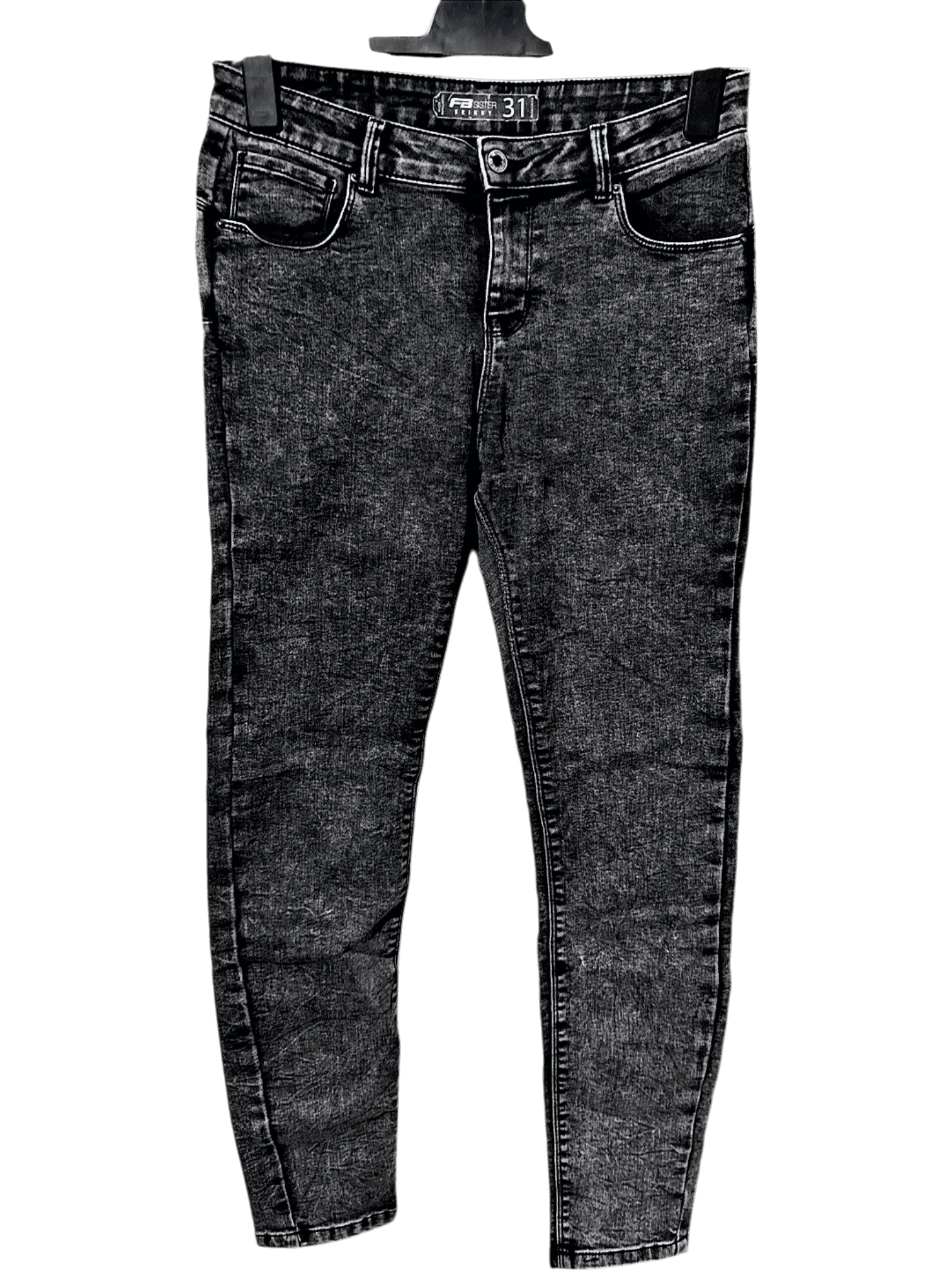 F3 Sister Skinny Jeans - Größe 31 - Schwarze Waschung 1