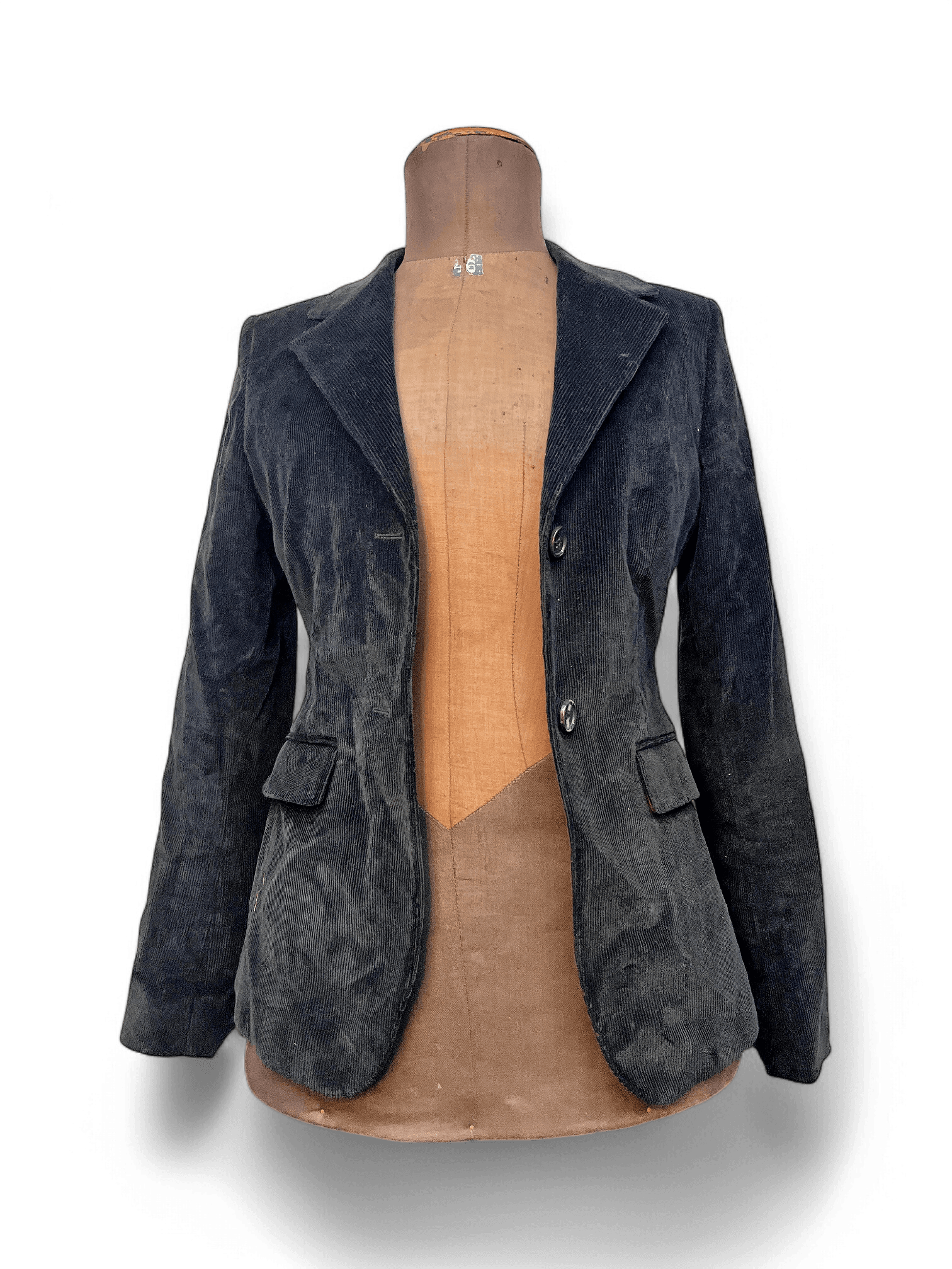 Schwarzer Cord-Blazer - Eleganter Klassiker 1