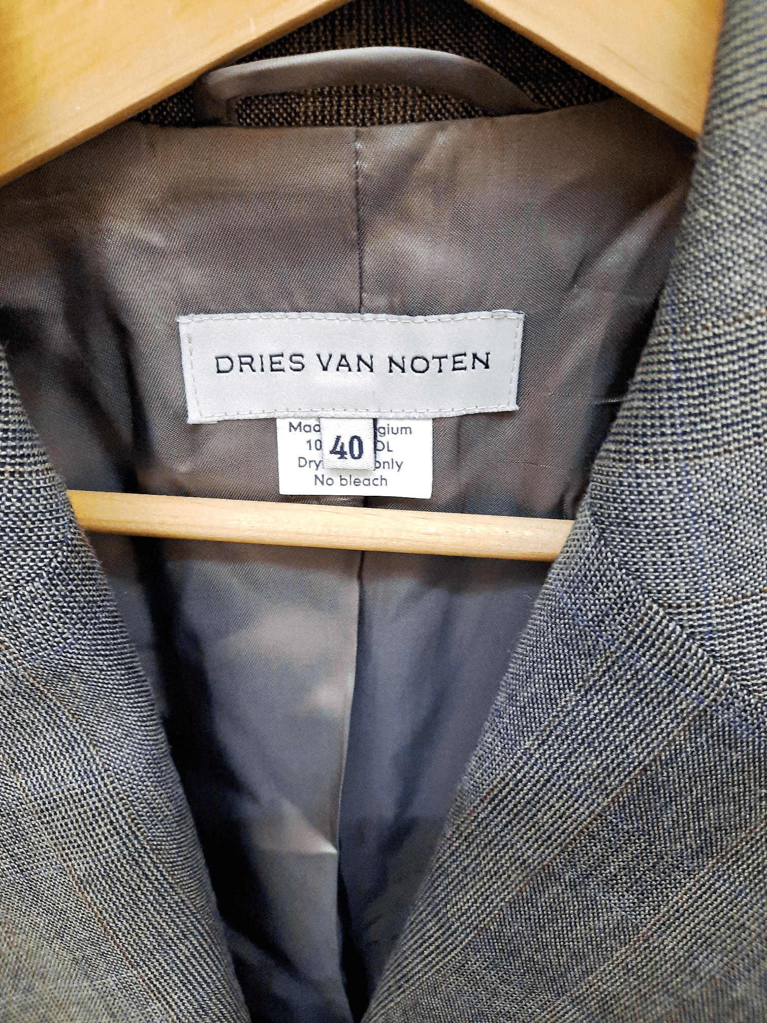 Eleganter grauer Wollblazer von Dries van Noten  3