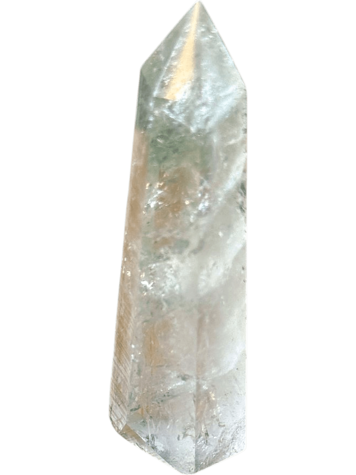 Grüner Amethyst Obelisk - Dekorativer Edelstein 2