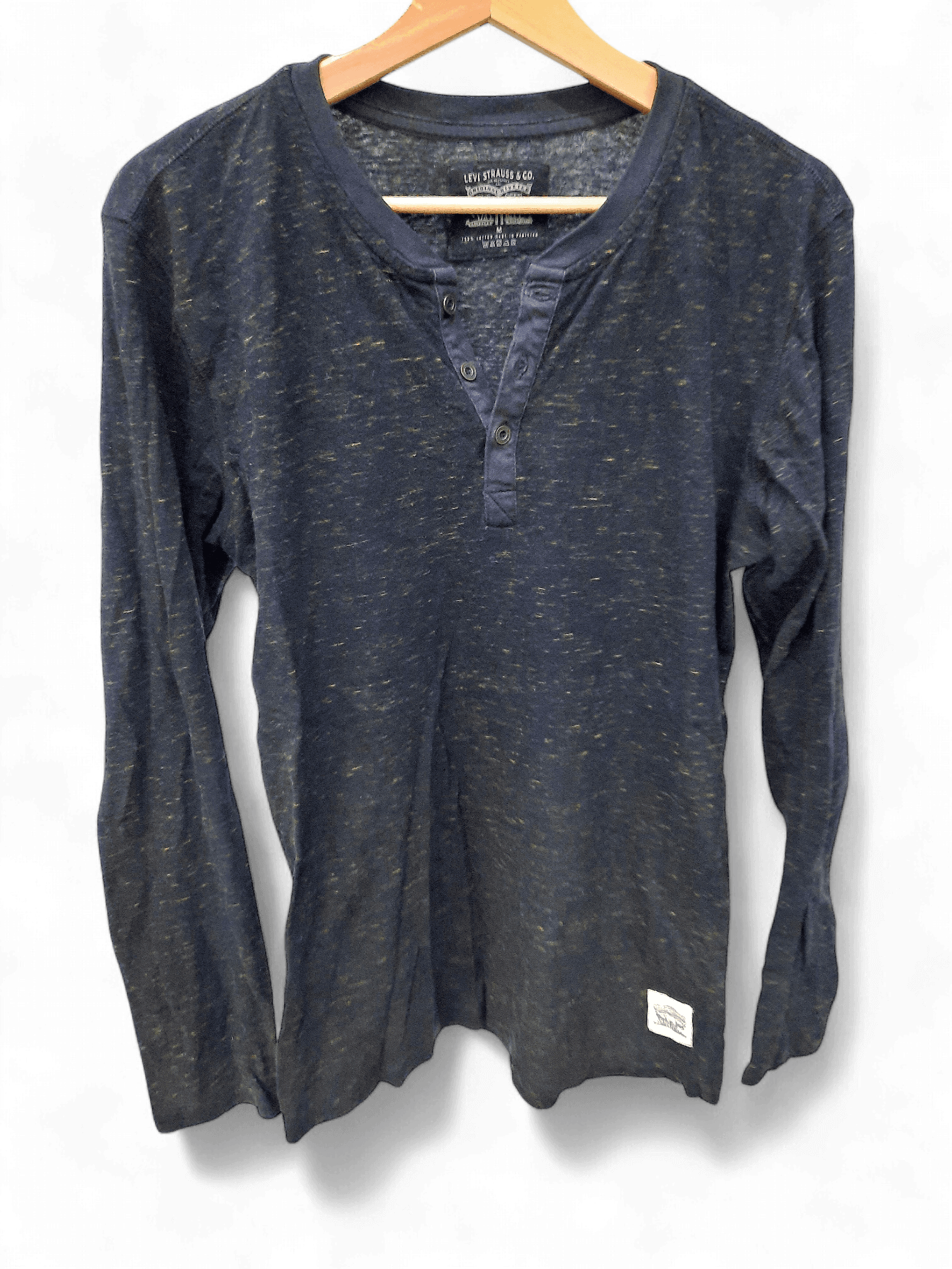 Levi Strauss 100% Baumwoll-Henley-Shirt 1