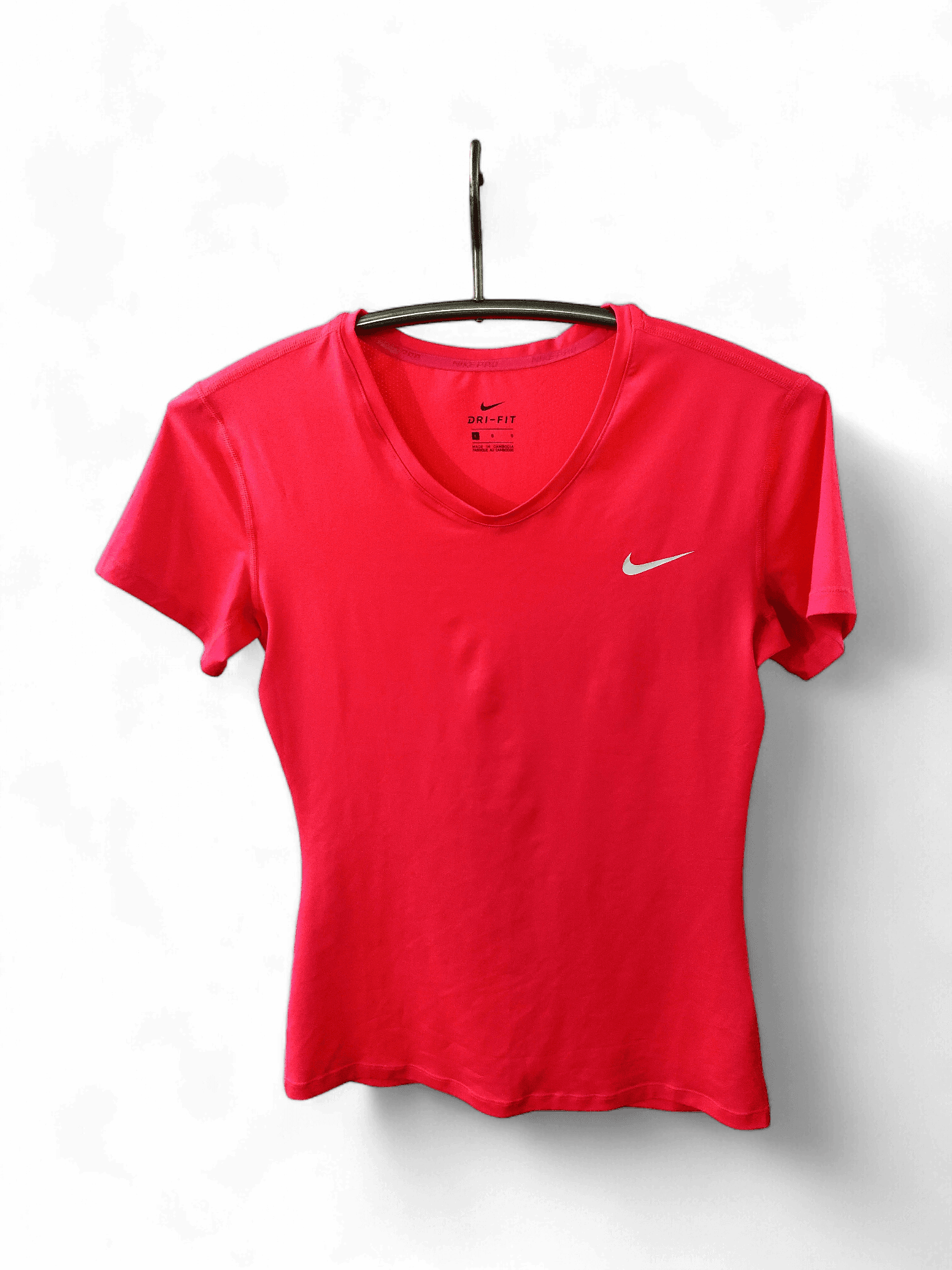Nike Dri-FIT Laufshirt für Damen in leuchtendem Pink 1