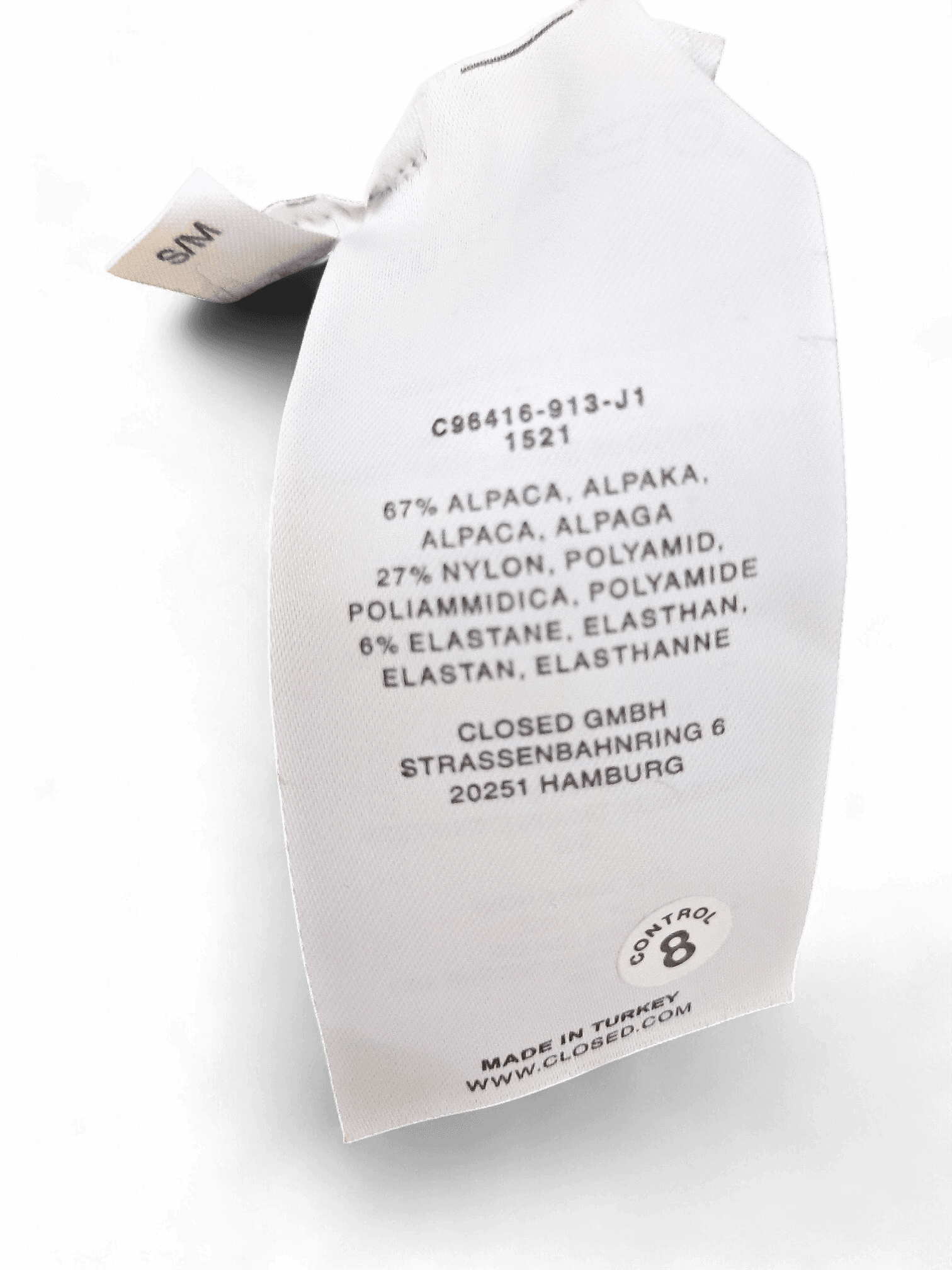 Moderner Woll-Poncho mit Fransen von Closed 4