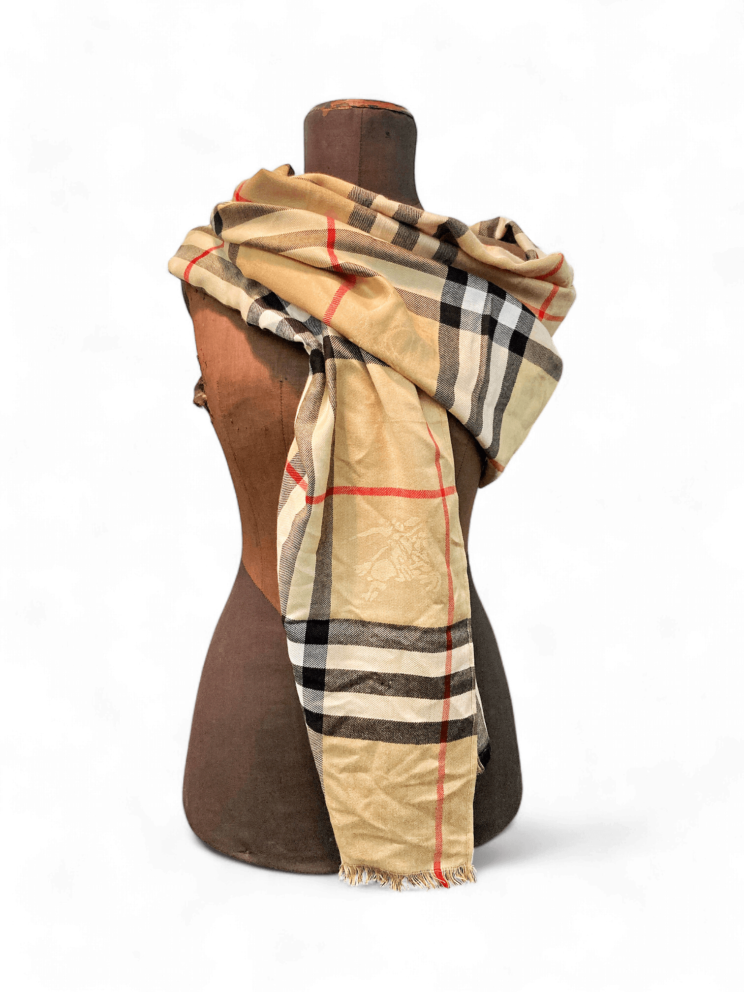 Burberry London Kaschmir-Schal im klassischen Karo-Design 1