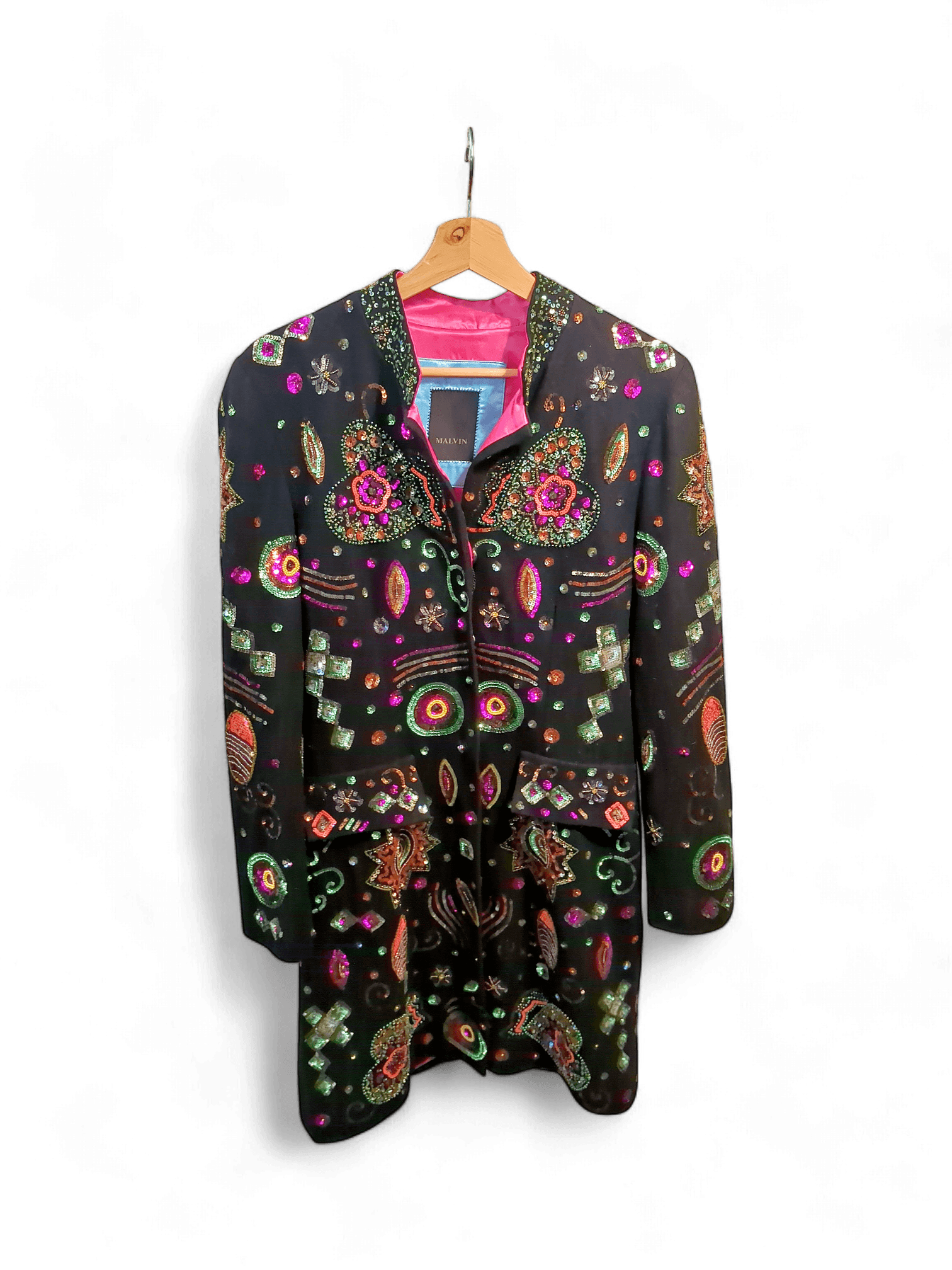 Bunte Malvin Jacke mit Stickereien 1