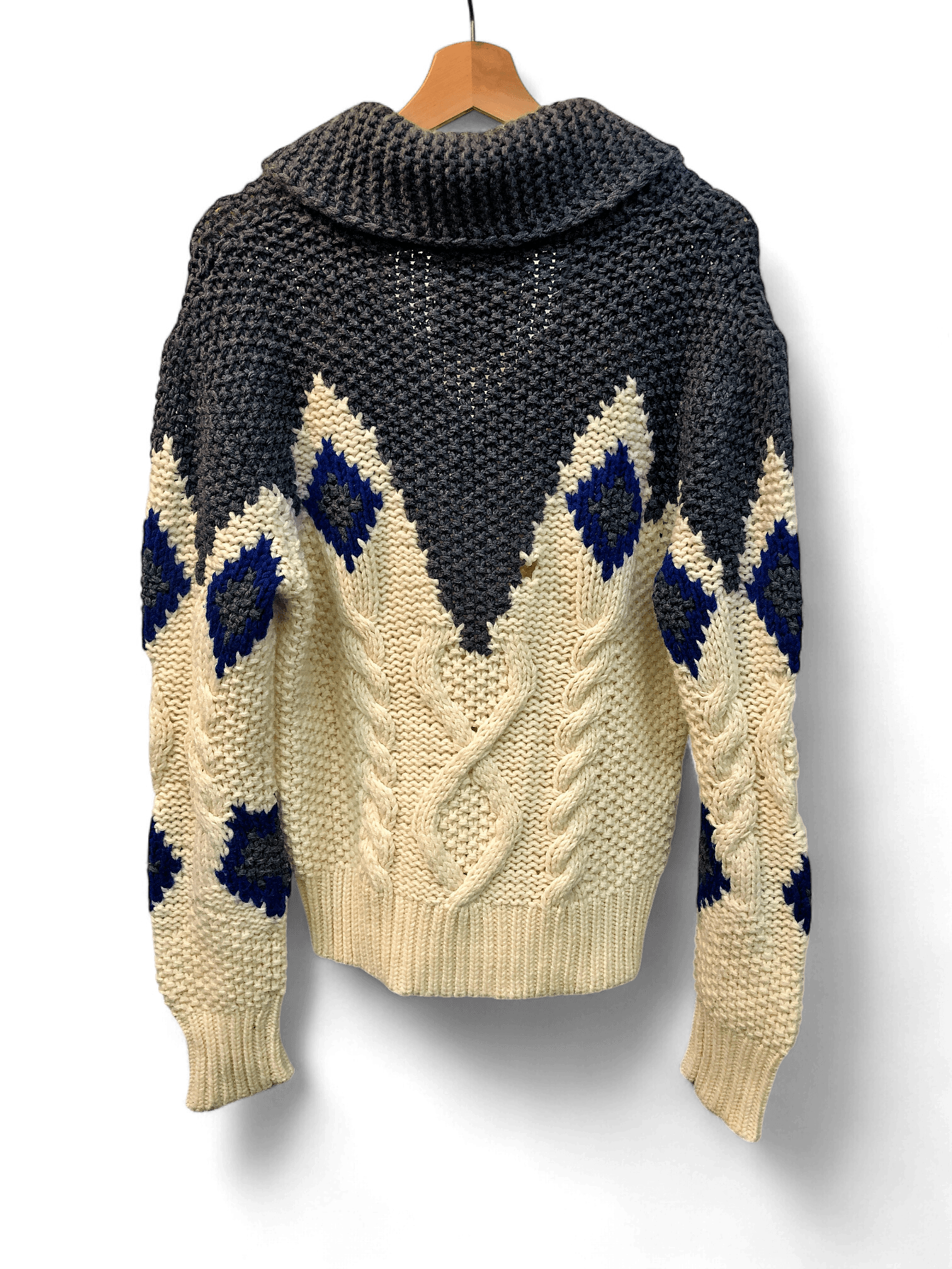 Diesel Vintage Strickjacke mit Zopfmuster 2