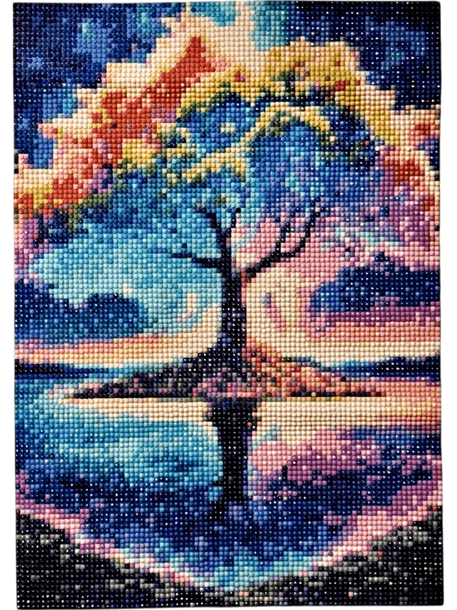 Handgefertigtes Diamant-Malerei Set - Fantastischer Baum des Lebens 3