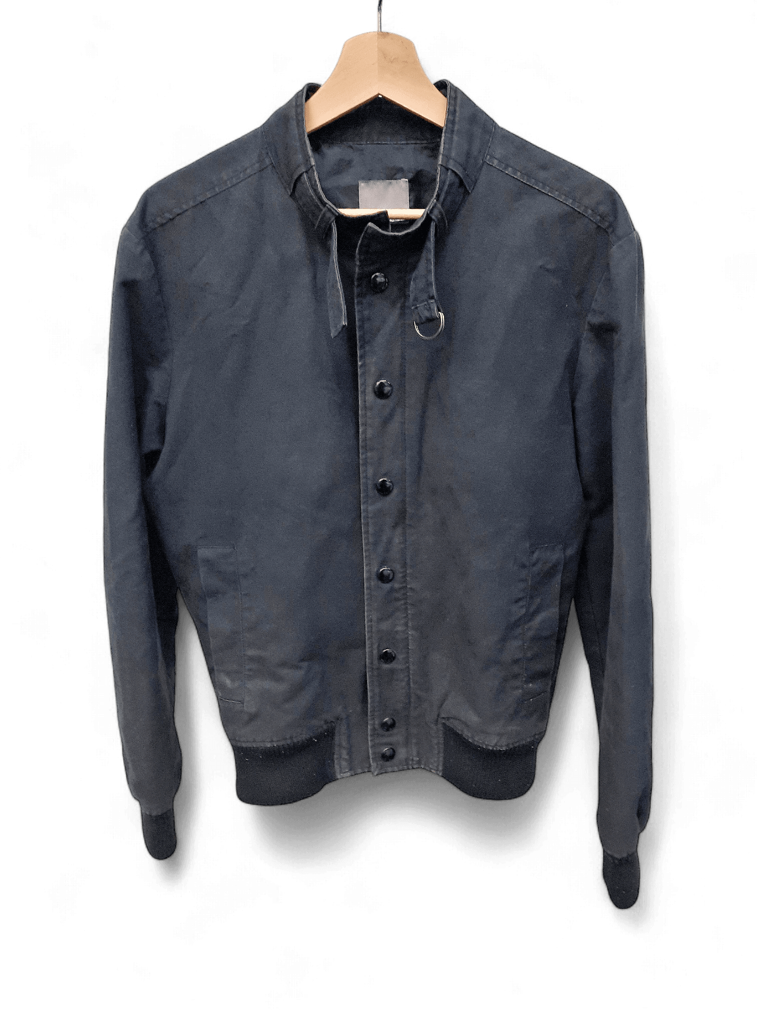 Modern schwarze Bomberjacke 1