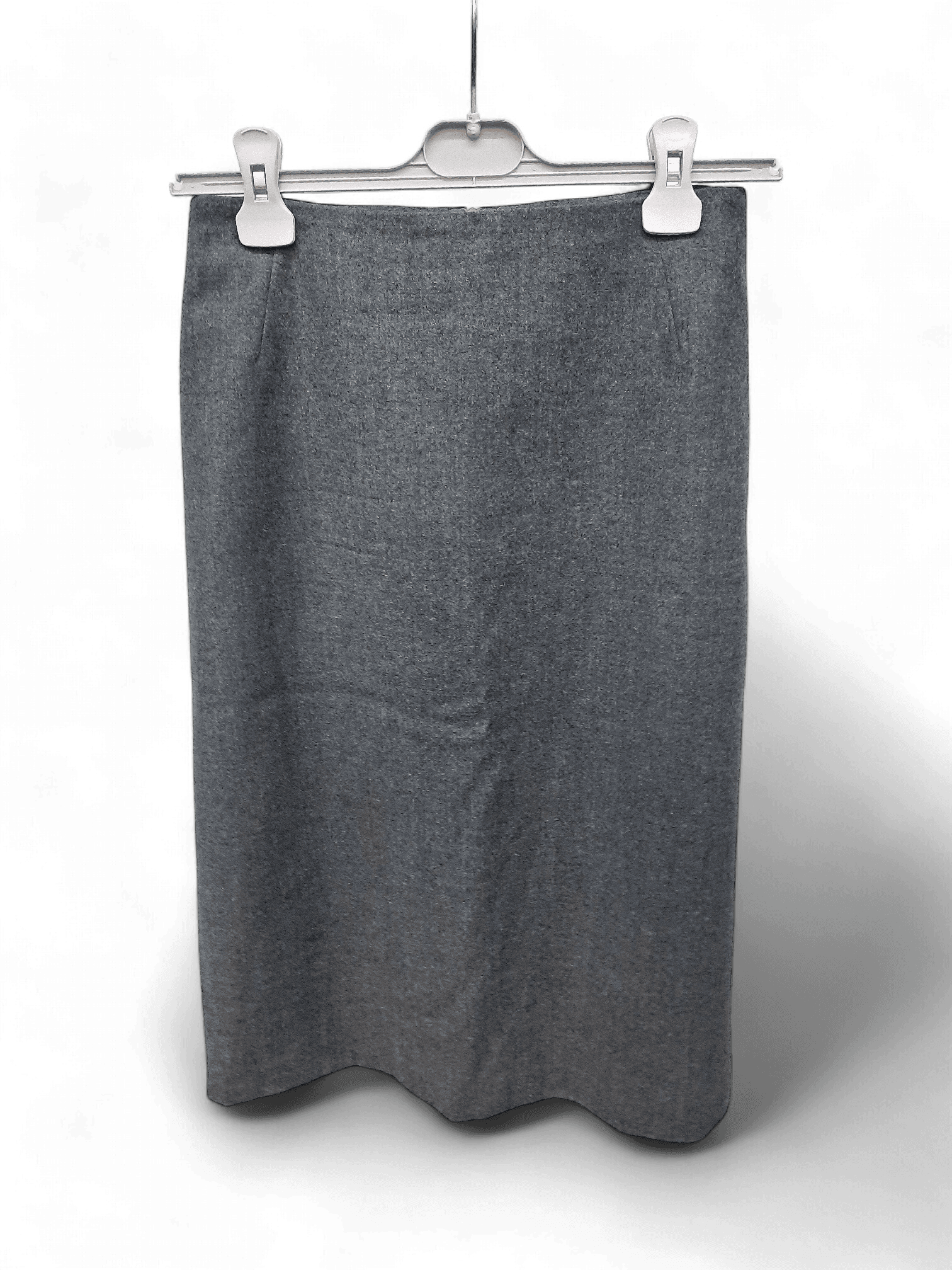 Eleganter St. Emile Wollrock in Grau - Klassisches Design 1