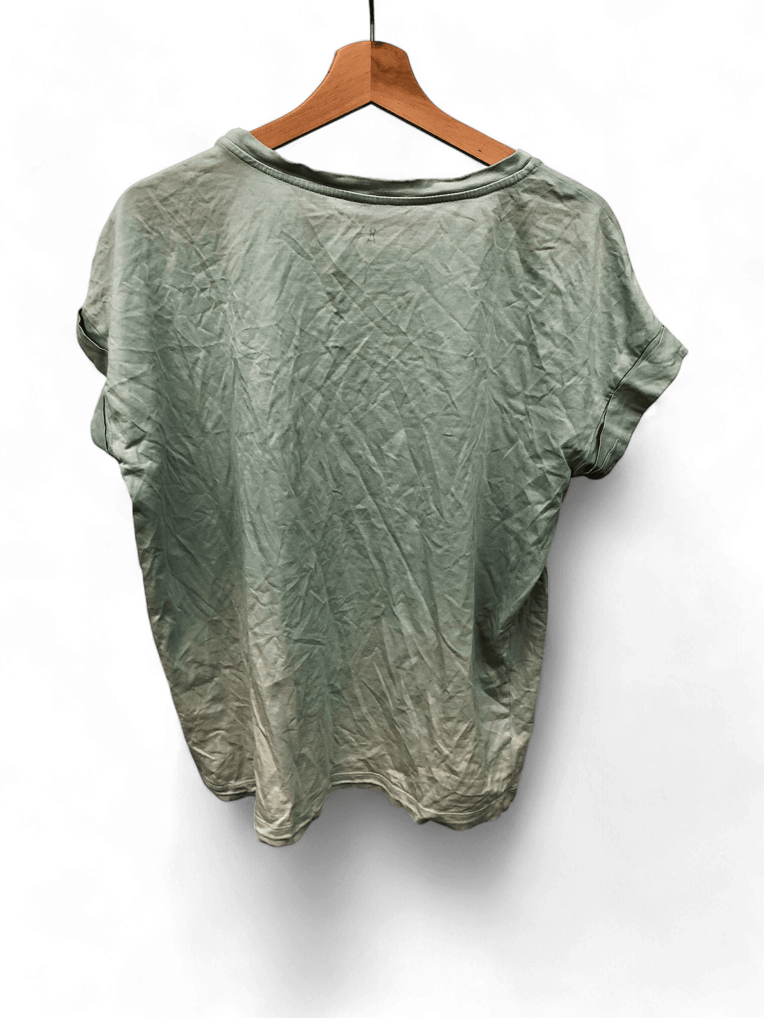 Mintgrünes T-Shirt von Armed Angels aus biobaumwolle  2