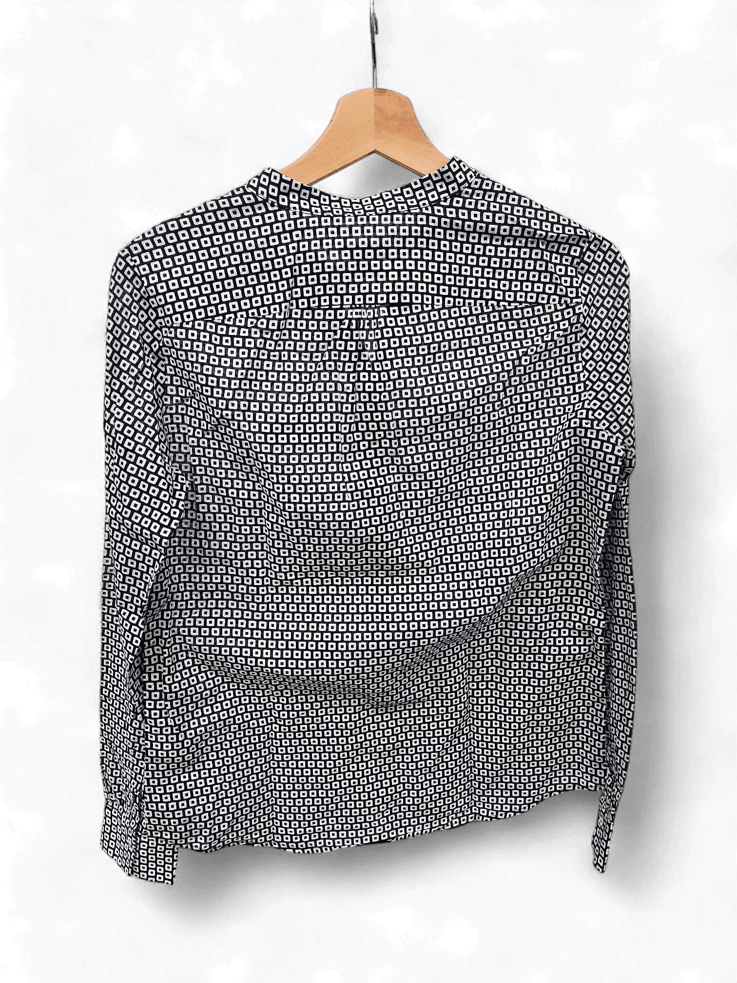 Moderne Marc O'Polo Organic Bluse mit geometrischem Muster 2