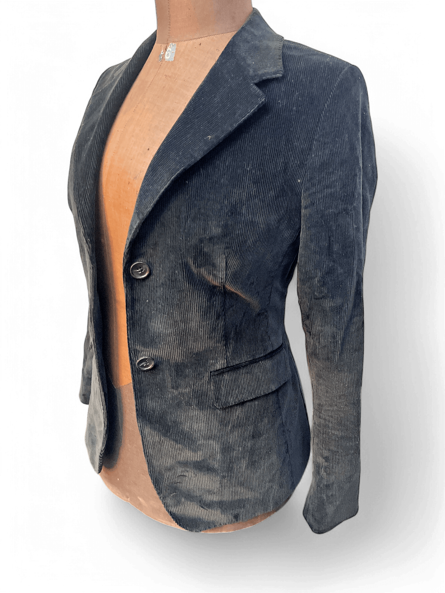Schwarzer Cord-Blazer - Eleganter Klassiker 2